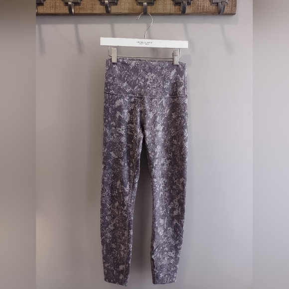 Lululemon Wunder Train Legging 25" In Grey Multi Size 4 - Picture 3 of 6